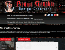 Tablet Screenshot of brawngraphix.com